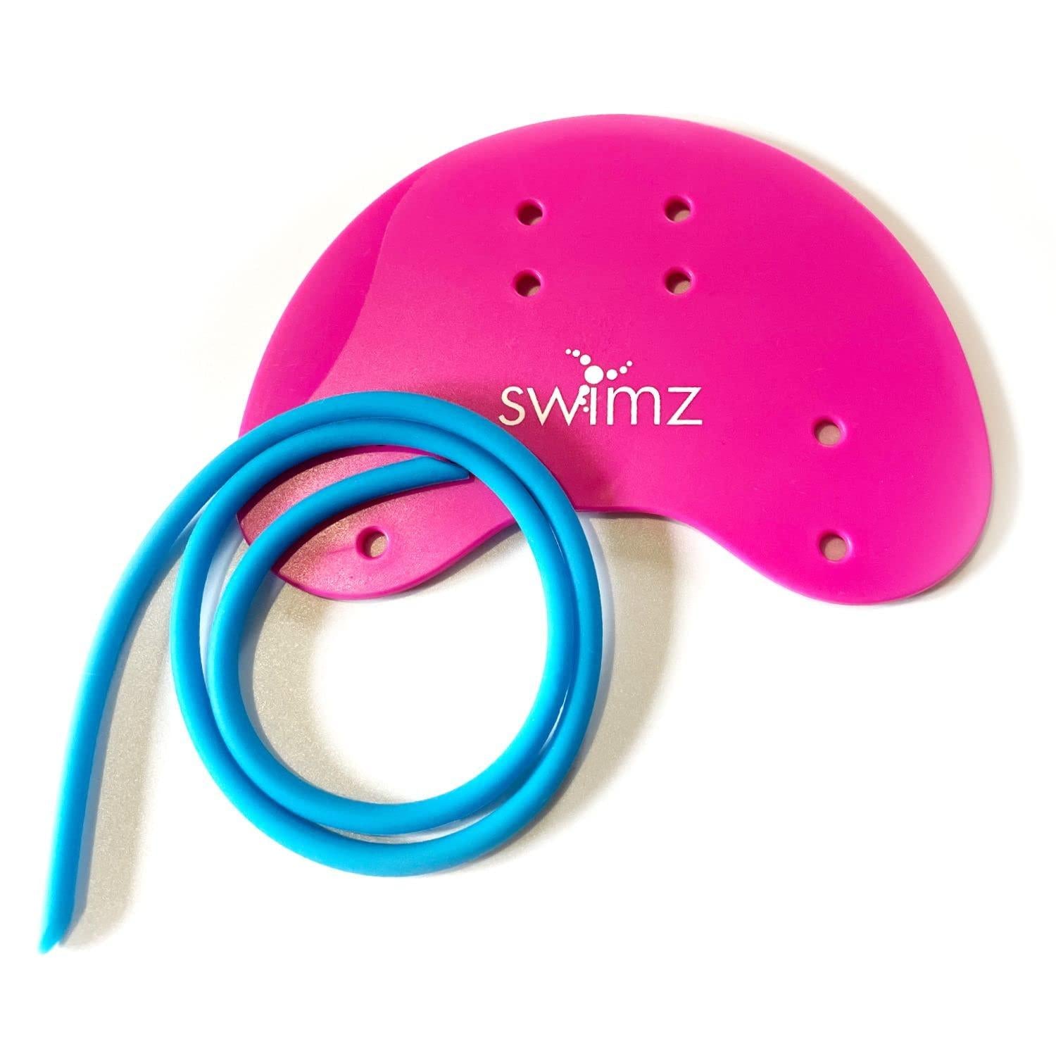 Swimz Club Swimming Finger Paddles - Pink / Blue / White