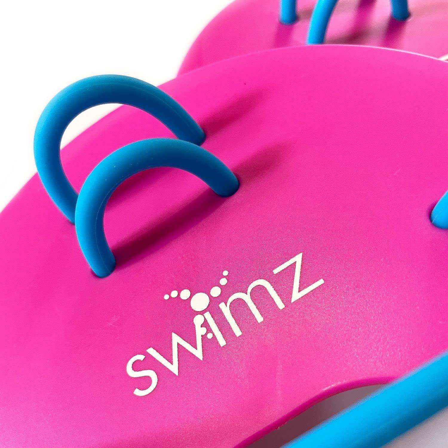 Swimz Club Swimming Finger Paddles - Pink / Blue / White