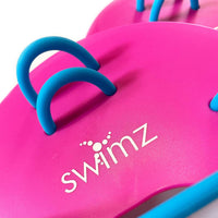 Swimz Club Swimming Finger Paddles - Pink / Blue / White