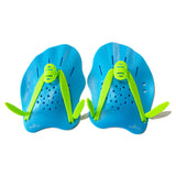 Swimz Excel Technical Hand Paddles - Blue / Lime