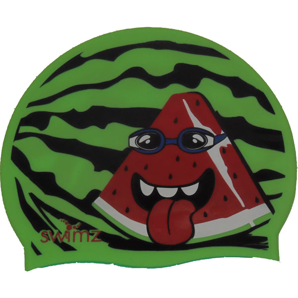 Swimz Melon Head Silicone Swim Cap