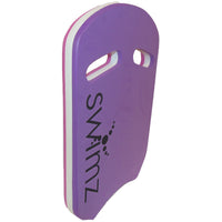 Swimz Senior Club Kickboard - Purple White Pink