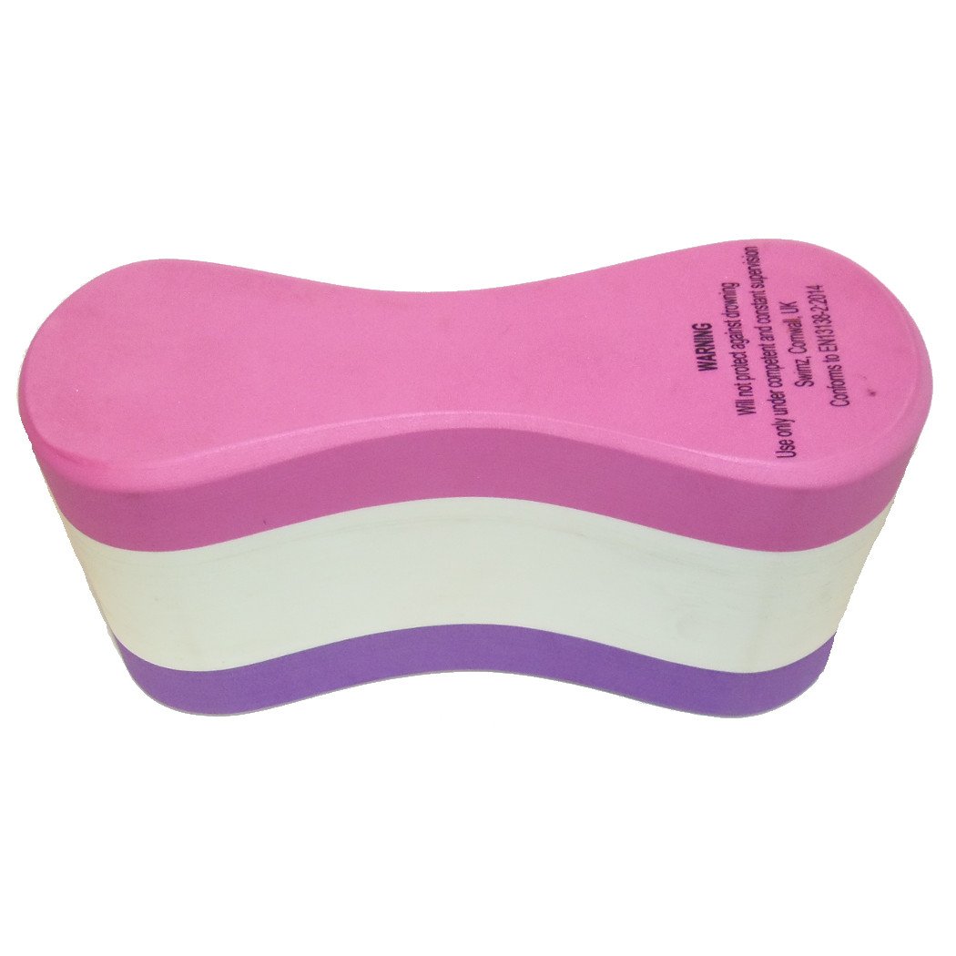 Swimz Senior Club Pull Buoy - Purple White Pink