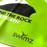 Swimz "Around The Rock" Silicone Swim Cap - Green