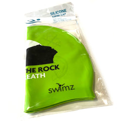 Swimz "Around The Rock" Silicone Swim Cap - Green